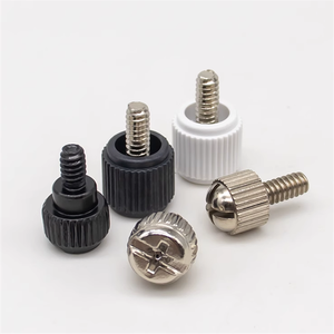 สกรูหัวเมตริก M3 M4 6 มม. 6-32 สกรูหัวจับแบบหมุนสำหรับเคสคอมพิวเตอร์ สกรูเกลียวละเอียด เกรด 4 ชุบนิกเกิล ขายดีจากโรงงาน - Product Image 2