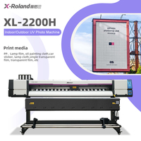 X-Roland Imprimante jet d'encre multi-couleurs éco-solvant automatique nouvelle génération 2 têtes I3200 pour bannières flexibles 2,2 m