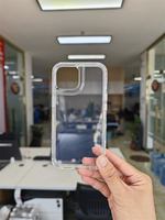 Coque Téléphone 360 Haute Qualité Antichoc 3 en 1 Transparente PC + TPU pour iPhone 17, 17 Pro, 17 Air, 16 Pro Max