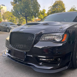 Juego de 3 Piezas de Alerón Delantero para Chrysler 300 C S SRT 2016-2023, Divisor de Parachoques, Kit de Carrocería de Fibra de Carbono Negro Brillante - Product Image 4