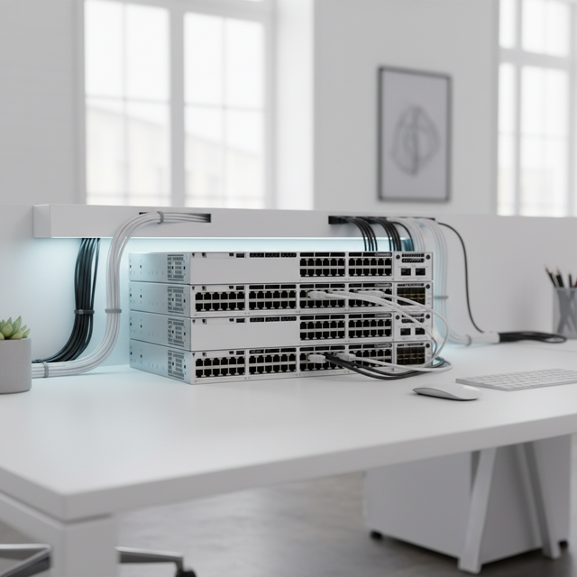 Compatible C9300-nm 24-Port Network Device with 10/100/1000Mbps Transmission Rate for Enterprise Network Solutions