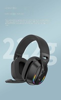 Casque sans fil personnalisé B500 V5.4 ANC IPX6 étanche avec éclairage RGB, interface Type-C, écouteurs BT pour aviation et sport