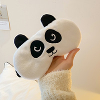 Masque pour les yeux en peluche de dessin animé mignon de bonne qualité, jouet en peluche spécial pour dormir, protection des yeux, jouets en peluche pour les fêtes