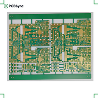 PCBSync Rogers RT/duroid 5870 2.0mm 3oz Or dur 16 couches Circuit imprimé pour traitement médical par hyperthermie