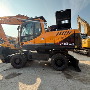 <span class=keywords><strong>Excavadora</strong></span> de Ruedas Hyundai 210W-9 Usada, 21 Toneladas, Robex 210W-9, Gran Fuerza de Excavación, Rendimiento Estable, Maquinaria de Construcción en Venta - Product Image 1