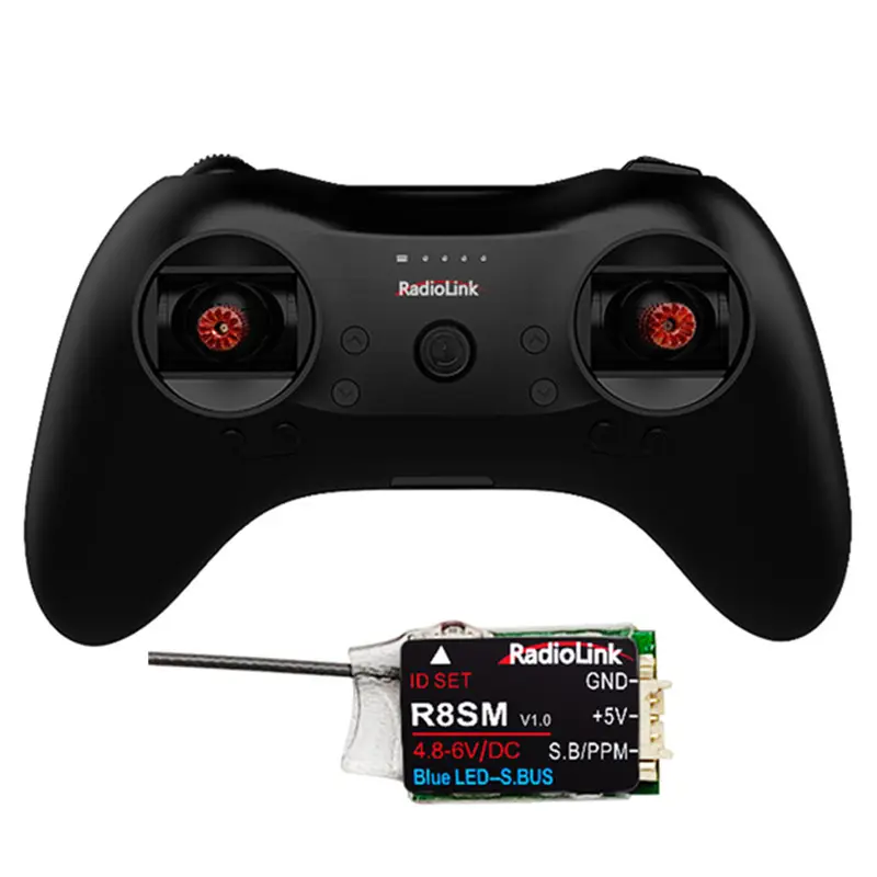 Radiolink T8S FHSS 8CH Mode2 Blu toot Version RC Handle Transmitter with R8FM 2.4GHz Receiver Support S-BUS PPM for RC Drone