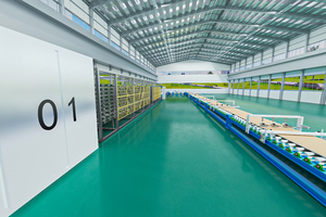 Línea de producción de placas de yeso a pequeña escala, modelo de máquina para hacer placas de yeso - Product Image 5