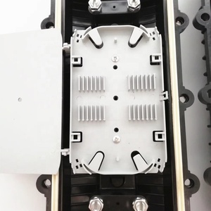 Impresionante Cierre de empalme de fibra óptica horizontal <span class=keywords><strong>2</strong></span> en <span class=keywords><strong>2</strong></span> salidas impermeable para exteriores con núcleo 12/48/72/96, caja de conexiones IP68 - Product Image 5