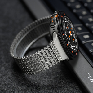 Bracelet magnétique en acier inoxydable pour <span class=keywords><strong>Samsung</strong></span> <span class=keywords><strong>Watch</strong></span> 8 Ultra 47mm pour hommes - Idéal pour le dropshipping - Product Image 4