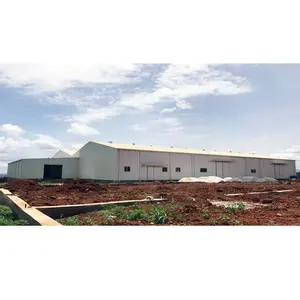Steel structure prefabricated Agricultural food processing steel shed and industrial factory plant