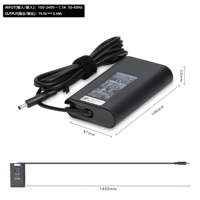 Pengisi daya Laptop adaptor catu daya AC Universal, 65W 19.5V 3,34 A 4.5*3.0mm untuk XPS13 9350/9360/9365 kualitas bagus