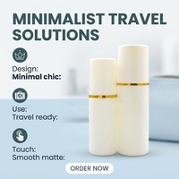 Flacon pulvérisateur jetable en PE de 30 ml et 100 ml – Contenant vide en plastique durable pour liquides de voyage et emballages d'articles hôteliers