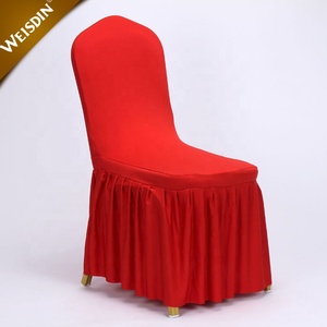 Universal Polyester Spandex Ruched Skirt Stretch <strong>Chair</strong> <strong>Cover</strong> <strong>Party</strong> White <strong>Chair</strong> <strong>Covers</strong> <strong>Plastic</strong> Tie Back Slipcovers for Wedding