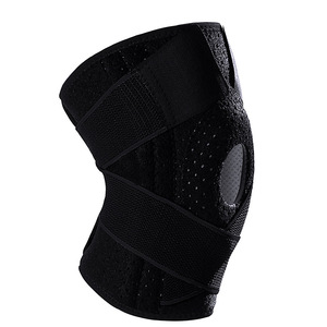 Professionele Kniebrace Met Verstelbare Riem Neopreen Kniebeschermers Voor Voetbalbasketbal Beschermende Kniebeschermers - Product Image 1