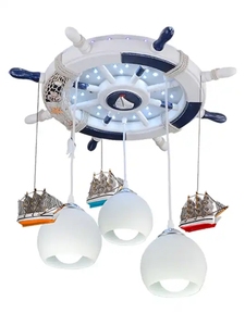 Lustre de chambre à coucher globe créatif personnalisé pour garçons plafonnier espace planète garçons - Product Image 6