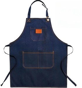 Venta al por mayor <span class=keywords><strong>de</strong></span> delantales Denim personalizados <span class=keywords><strong>para</strong></span> niños y niñas con 3 bolsillos grandes, <span class=keywords><strong>delantal</strong></span> <span class=keywords><strong>de</strong></span> trabajo ajustable <span class=keywords><strong>de</strong></span> lona <span class=keywords><strong>de</strong></span> algodón resistente - Product Image 1
