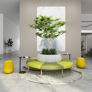 High Quality Back Partition <b>Sofa</b> Durable Public Waiting Room Furniture Modern <b>Office</b> Reception <b>Sofa</b> - Product Image 3