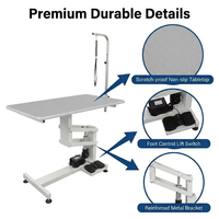Table de toilettage électrique grande taille AP-802E, table élévatrice pour toilettage d'animaux, tables de beauté pour chiens, table électrique pour animaux