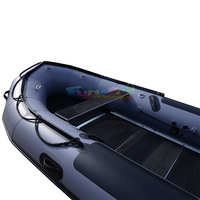 Vente d'usine, bateau pneumatique en PVC Hypalon, plancher en alliage d'aluminium, bateau pneumatique de pêche personnalisé pour la pêche, bateau de sauvetage