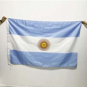 100D Poliéster Venta al por mayor Decorativo 3x5ft 90x150cm Argentina Bandera Banderas nacionales, pancartas - Product Image 4