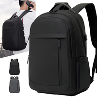 Bolsa de Viaje Impermeable de Lujo Antirrobo para Negocios, con USB, Gran Capacidad, para la Escuela, Universidad, Computadora Portátil, Mochila
