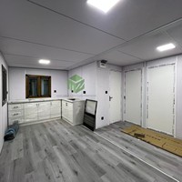 Vente en gros de maisons préfabriquées modulaires extensibles de 20 pieds et 40 pieds, entièrement meublées, avec 2 à 4 chambres et cuisine