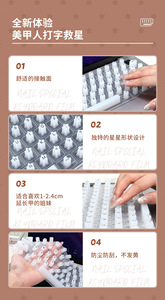 Couverture de <span class=keywords><strong>clavier</strong></span> en silicone pour <span class=keywords><strong>MacBook</strong></span> <span class=keywords><strong>Pro</strong></span> 14/<span class=keywords><strong>16</strong></span> pouces, doux au toucher, anti-poussière, étanche à la dactylographie - Product Image 3