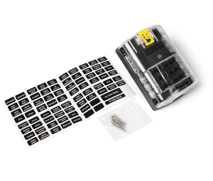 Bloque de Fusibles de Cuchilla ST de 100 Amperios/32V CC, 6 Circuitos con Barra Negativa y Cubierta - Product Image 6