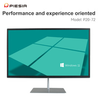 Desktop Computer 16:9 LED Backlit Widescreen Win10 Win11 23.8 Inch All in One PC with 12th Gen Intel Core I5-12450H Processor