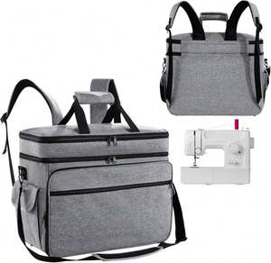 Free Sample Portable Protective Outdoor Carrying <b>Sewing</b> Machine <b>Bag</b> Tote <b>Bag</b> for <b>Sewing</b> Machine and Extra <b>Sewing</b> Accessories - Product Image 1