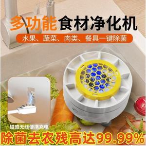 Vegetable Washer With Titanium Electrolysis Plate Portable Battery Powered Pesticide Removal For Fruits And Vegetables - Product Image 5