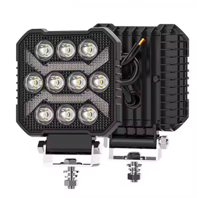 New 4-inch <span class=keywords><strong>LED</strong></span> làm việc ánh sáng với DRL Vàng tín hiệu ban ngày Chạy ánh sáng phụ kiện cho xe tải xe máy đường 4x4 ATVs xe ô tô - Product Image 1