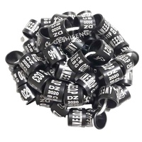 Banda De limpieza Para palomas, arandela De Aluminio De 8mm Para todos los países