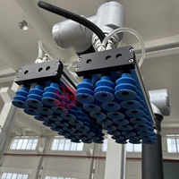 Système de palettisation robotisé entièrement automatique à 6 axes Chargement et déchargement Machine de palettisation robotisée pour ligne d'emballage de conteneurs