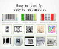 Scanner de codes-barres, lecteur de codes à barres, Laser, de haute qualité, à détection automatique, portatif, USB 1D, 2D, QR, sans fil