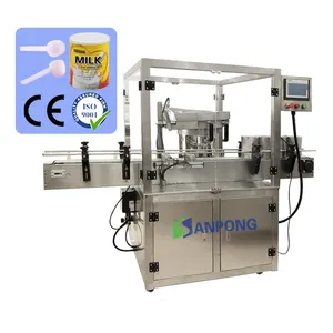 Small Plastic Spoon Feeder Filling Machine For Milk Powder/protein Powder/coconut Flour Filling Line