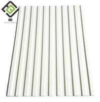 Panel de Techo de PVC Insonorizado e Ignífugo Industrial, Mejor Precio, Teja de PVC para Techos de Casas de Campo y Techos Interiores