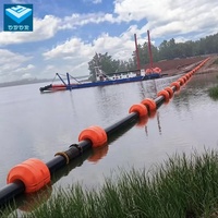 Tuyau en PEHD 20mm-1600mm, flotteur robuste en PEHD, utilisation marine et de dragage, résistant aux UV pour service offshore à long terme