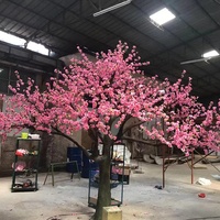 FRÜHLINGS PFLANZUNG Künstlicher Kirschblüten baum im Freien Hochzeit Hotel dekoration maßge schneiderte rosa künstliche Kirschbaum