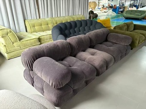 Divano di Lusso Componibile in Tessuto Mario Bellini, Arredamento di Design Moderno Europeo per Soggiorno e Casa - Product Image 2