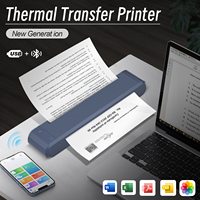 Impresora Portátil de Alta Resolución NETUM de 300 dpi, Uso Profesional para Negocios, Sin Tinta, Papel A4, Oficina Normal, Aplicación Gratuita