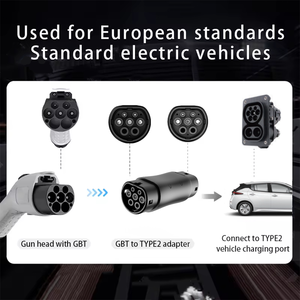 Adaptador de <span class=keywords><strong>Carga</strong></span> CA Tipo 2 GB T para <span class=keywords><strong>BMW</strong></span> <span class=keywords><strong>i3</strong></span>, Mercedes EQA, Audi e-tron, VW ID. <span class=keywords><strong>Carga</strong></span> en Estaciones Públicas de Vehículos Eléctricos Chinas. IP65 - Product Image 4