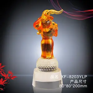 Wholesale K9 Blank Crystal Glass Trophies Bird Crystal Trophy Award