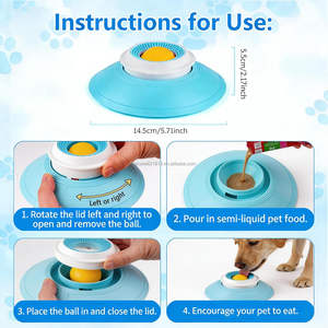 VaryWell Pelota Lamedora para Perros, Novedad 2026, Dispensador <span class=keywords><strong>de</strong></span> Alimentos Líquidos para Alivio <span class=keywords><strong>de</strong></span> la Ansiedad, Juguetes <span class=keywords><strong>de</strong></span> Enriquecimiento para Perros y Gatos - Product Image 4