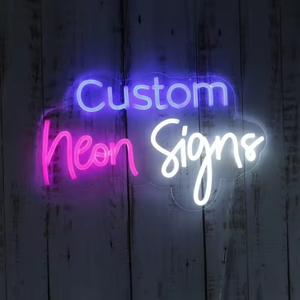 Wholesale Custom Flexible <b>LED</b> Neon Acrylic <b>Letters</b> for Office & Garden Use with 1-Year Warranty IP65 Rating - Product Image 1