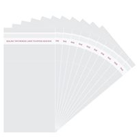 Pochette en plastique BOPP transparente mate auto-adhésive pour étui de téléphone bande d'emballage de couverture en silicone transparente sacs en plastique mat transparent