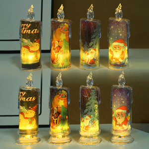 Nến LED không cháy trong suốt chạy bằng pin thân thiện với môi trường cho sinh nhật Giáng sinh Halloween Trang trí đám cưới tại nhà - Product Image 2