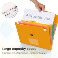 Organizadores de Documentos con Logotipo Personalizado, Carpeta Portafolio, Carpeta Expandible para Clasificar Documentos y Papeles, Carpeta Porta Recibos