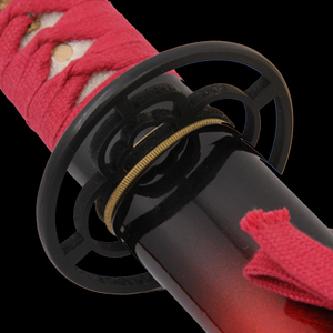Nouvelle Arrivée 2026 : Katana Fait Main, Design Classique Noir et Rouge, Artisanat Original, Effet Spectacle Garanti pour le Cosplay - Product Image 2