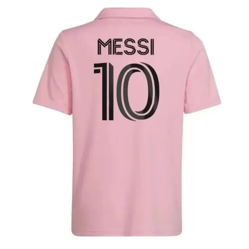 Hot Bán 2024 Người Đàn Ông Của Bóng Đá Áo Sơ Mi Inter 23 24 Messi 10 # Bóng Đá Jersey Miami Màu Hồng Đen Jersey Đồng Phục Soccerwear Kit